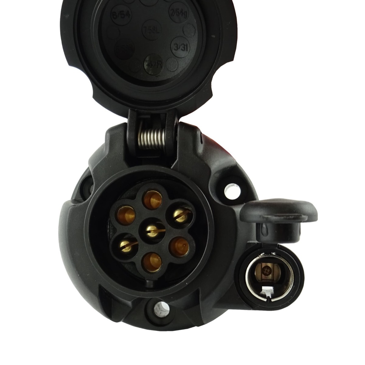 Gniazdo przyczepy 7-pin i 2-pin 12V Erich Jaeger 101195