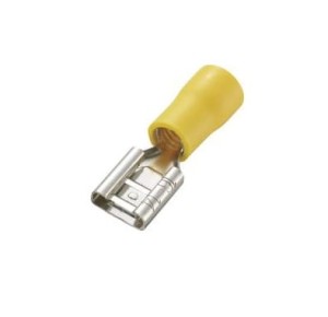 Złączka kablowa izolowana 6,3mm, żeńska