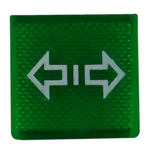 Kierunkowskazy I przyczepy - płytka podświetlana, zielona