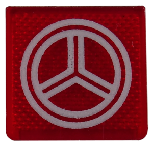 Kontrolka pompy - płytka podświetlana, czerwona