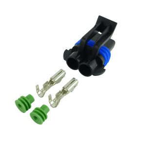 Gniazdo 2-pin na przewód 2,8mm2  + złączki + uszczelnienia / złącze hermetyczne SuperSeal