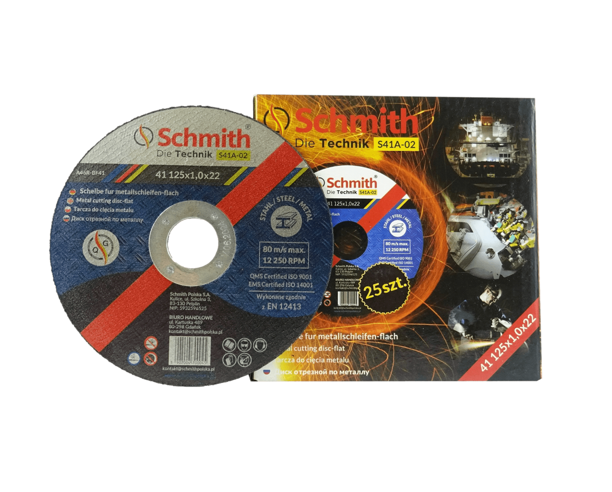 tarcza do metalu 125mm Schmith S41A-02