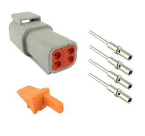 Wtyczka DTM04-4P DEUTSCH / konektor 4-pinowy - komplet