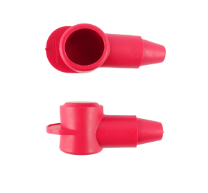 Osłona zaciskowa przyłącza kabla alternatora 24 mm, czerwona