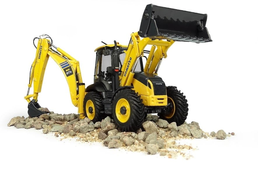 UH8139 koparko-ładowarka Komatsu WB97S-8 model w skali 1 50 (1).jpg