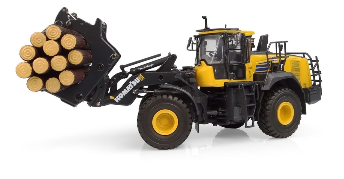 UH8165 Ładowarka chwytak do kłód Komatsu WA475-10 model w skali 1 50 (1).jpg