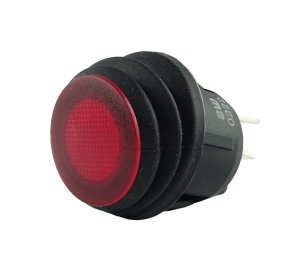 Przełącznik kołyskowy 20A 12V Off-On 4-pin czerwony / SCI R13-244