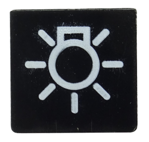 Światło postojowe - płytka czarna