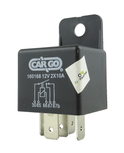Przekaźnik uniwersalny 12V 2x10A 5-pin / podwójny kontakt