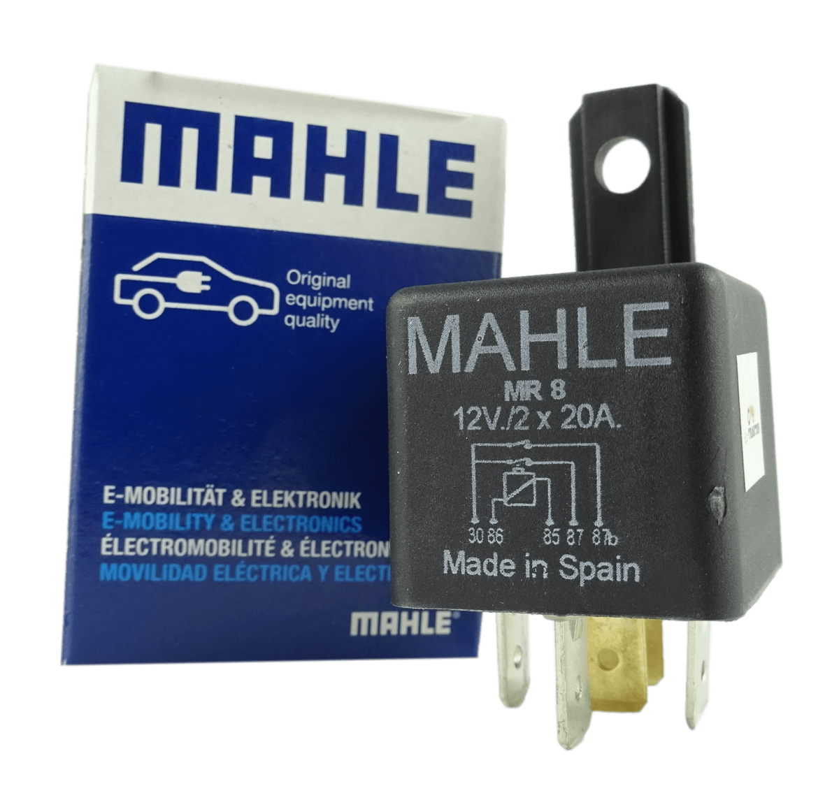 przekaźnik Mahle MR8 12v 2x20A 5p