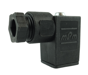 Wtyczka kątowa elektrozaworu 3-pin / styki srebrzone o rozstawie 9,4mm / Molex