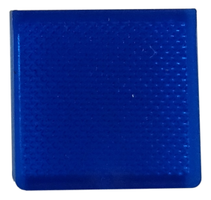 Niebieska uniwersalna, pusta, czysta płytka podświetlana