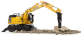 UH8163 koparka kołowa komatsu pw180-11 z łyżką i młotem - model w skali (10).png