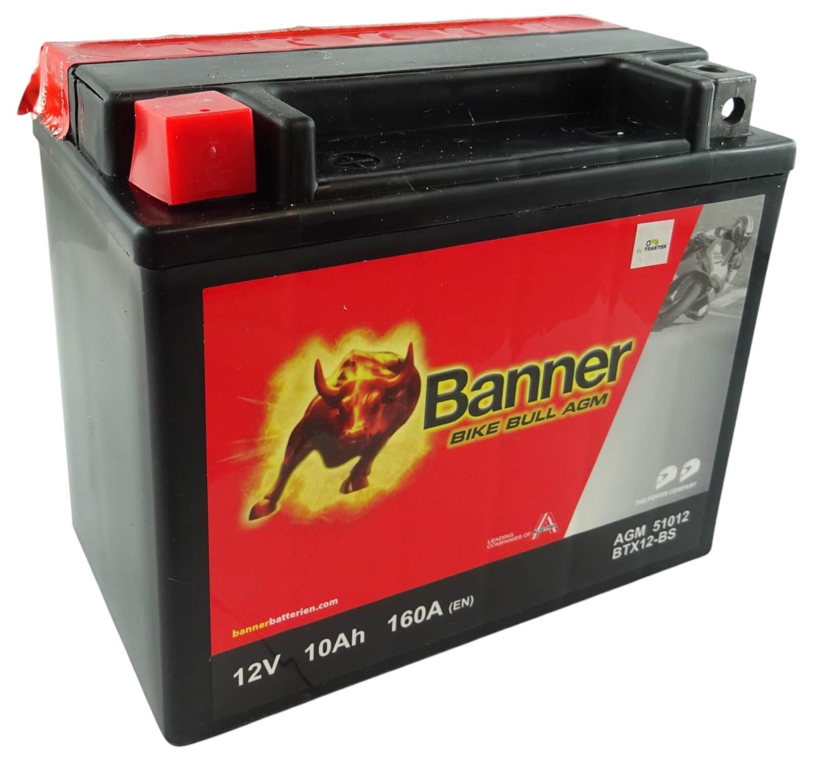 Akumulator Banner Bike Bull 10Ah 160A AGM 510 12 BTX12-BS