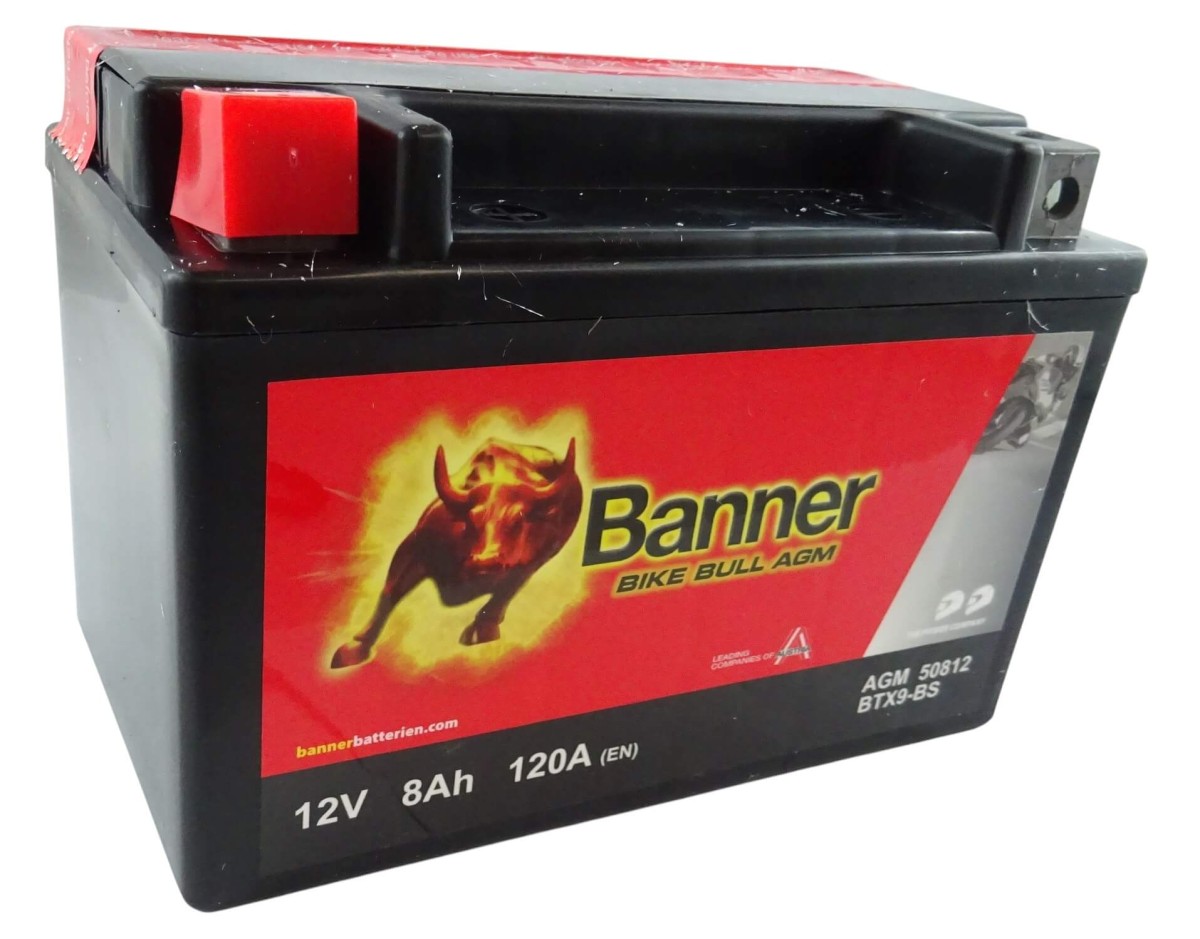 Akumulator Banner Bike Bull AGM 8Ah 120A BTX9-BS 50812