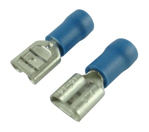 Złączka kablowa izolowana 6,3mm, żeńska 1,5-2,5 mm² / Würth