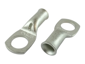 Końcówka oczkowa M8, zaciskana na przewód 10mm², cynowana