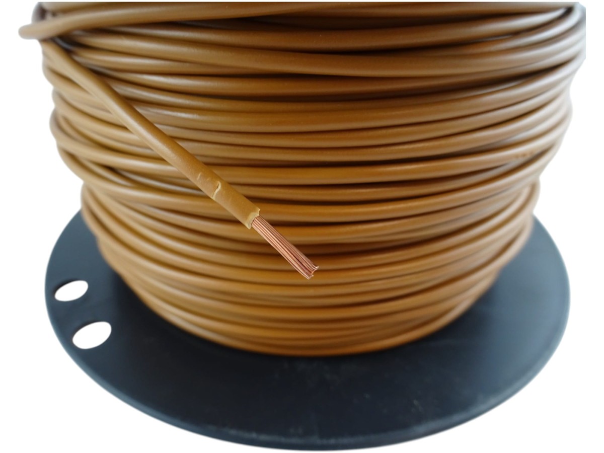 linka 1,5mm2 brązowa