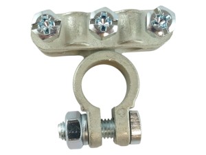 Klema plusowa podwójna, na 3 śruby / do dużych maszyn