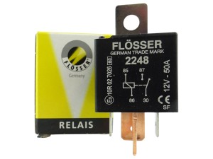 Przekaźnik dużej mocy 12V 50A, 4-pin, z uchwytem / Flosser