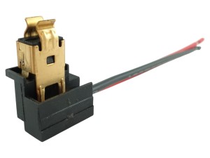 Oprawka żarówki H1 z przewodami, odporna na temperaturę / Flösser