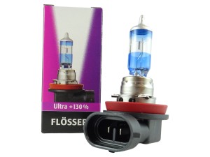 Żarówka reflektorowa 12V 55W H11 Flösser  Ultra +130%  PGJ19-2