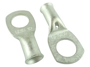 Końcówka oczkowa M10, zaciskana na przewód 16mm², cynowana