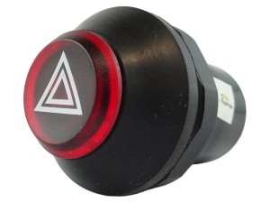 Włącznik przyciskowy do świateł awaryjnych / 7-pin / Pneutron