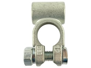 Klema plusowa na śrubę M8, przewód max 50mm2 / do lutowania