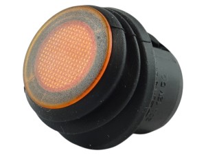 Przełącznik kołyskowy 20A 12V Off-On 4-pin pomarańczowy / SCI R13-244 (1)