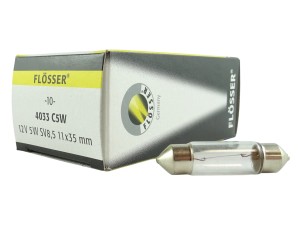Żarówka C5W 12V SV8,5 / rurka MIDI 11 x 35mm / Flosser