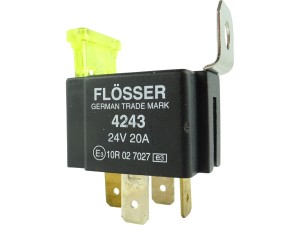 Przekaźnik 24V 20A z bezpiecznikiem ATO midi / Flosser Niemcy