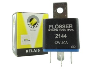 Przekaźnik samochodowy 12V 40A 4-pin NO / Flosser Niemcy
