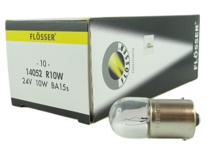 Żarówka R10W BA15s 24V / Flosser Niemcy