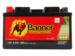 Akumulator Banner Bike Bull 6,5Ah 90A / AGM Plus 506 01 / BGT7B-4 / GT7B-4