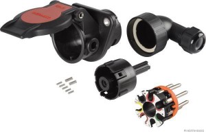 Gniazdo ABS EBS ADR 7-pin 24V do aut ciężarowych / Herth+Buss