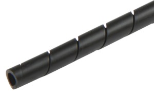 Owijka na kabel fi wewnętrzne 4mm czarna / ochrona i organizacja przewodów