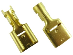 Złączka żeńska 9,5 mm 4–6 mm² mosiężna / konektor Herth+Buss