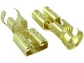 Konektor żeński HERTH+BUSS 50251216 6,3 mm do przewodów 4–6 mm² – widok z góry.