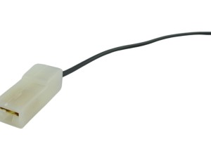 Konektor żeński 1-pinowy 6,3 mm z przewodem 0,75 mm² 15 cm