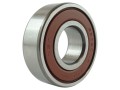 Łożysko kulkowe NSK 6202 DDU C3 15x35x11 mm do alternatora – widok z przodu.