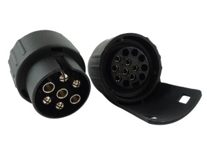 Adapter przejściówka 7 PIN → 13 PIN 12V do przyczepy, lawety i bagażnika rowerowego