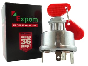 Stacyjka MF3 12V z funkcją grzania i rozruchu EXPOM – 2 kluczyki