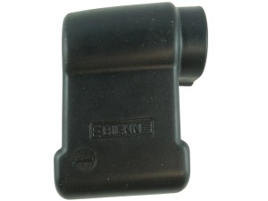 Czarna osłona klemy minusowej / lewa / PVC / przewód 50–120 mm²