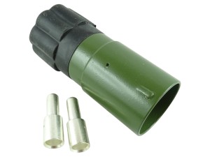 Wtyczka NATO 2-pin 24V 168A na przewód 50 mm² / VG 96917 / IP54