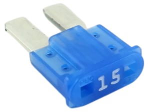 Bezpiecznik MICRO II 15A 32V PEC JAPAN srebrzone styki