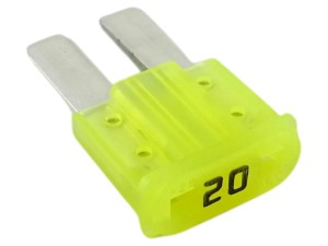 Bezpiecznik MICRO II 20A 32V PEC JAPAN srebrzone styki