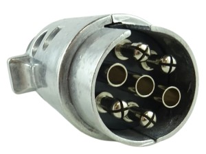 Wtyczka przyczepy 7-pin 12V aluminiowa Herth+Buss