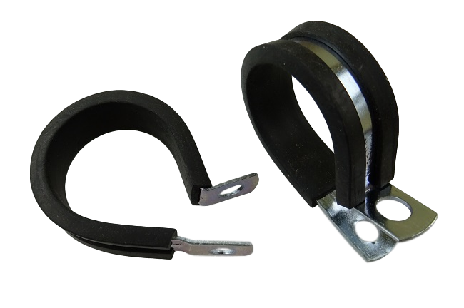 obejma metalowo-gumowa fi 33mm do rur