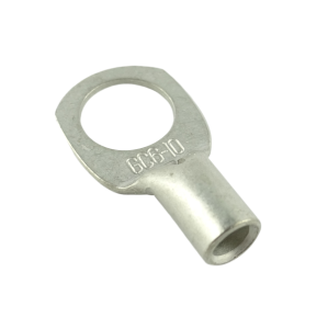 Końcówka oczkowa M10, zaciskana na przewód 6mm², cynowana